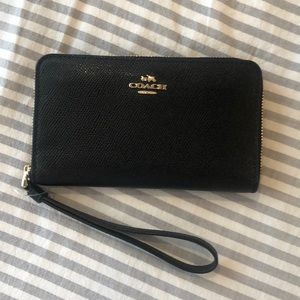 Medium Coach Zip Around Wallet